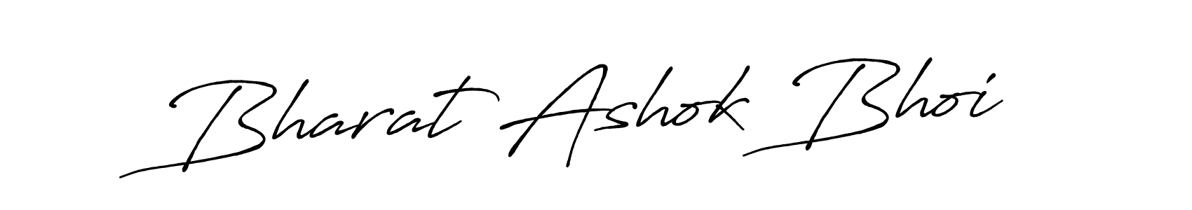 Bharat Ashok Bhoi stylish signature style. Best Handwritten Sign (Antro_Vectra_Bolder) for my name. Handwritten Signature Collection Ideas for my name Bharat Ashok Bhoi. Bharat Ashok Bhoi signature style 7 images and pictures png