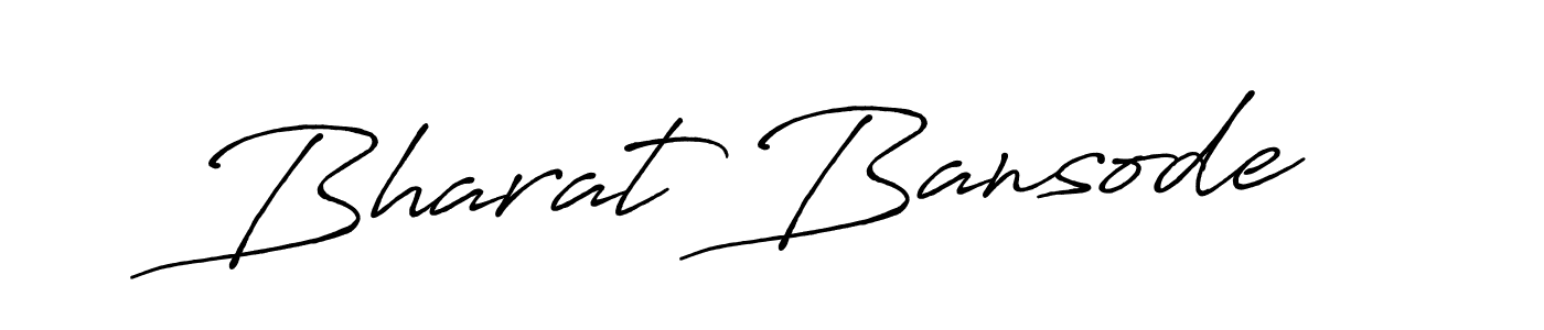 How to make Bharat Bansode name signature. Use Antro_Vectra_Bolder style for creating short signs online. This is the latest handwritten sign. Bharat Bansode signature style 7 images and pictures png