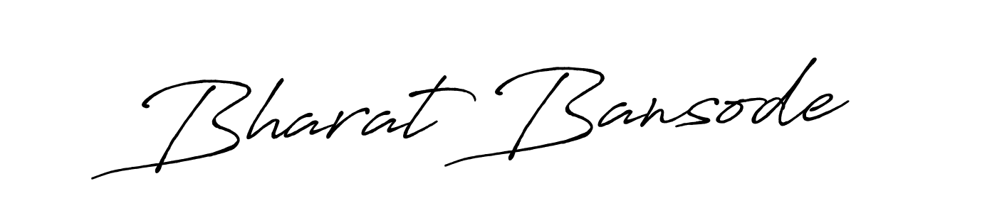 How to make Bharat Bansode name signature. Use Antro_Vectra_Bolder style for creating short signs online. This is the latest handwritten sign. Bharat Bansode signature style 7 images and pictures png