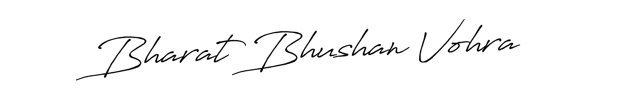Use a signature maker to create a handwritten signature online. With this signature software, you can design (Antro_Vectra_Bolder) your own signature for name Bharat Bhushan Vohra. Bharat Bhushan Vohra signature style 7 images and pictures png
