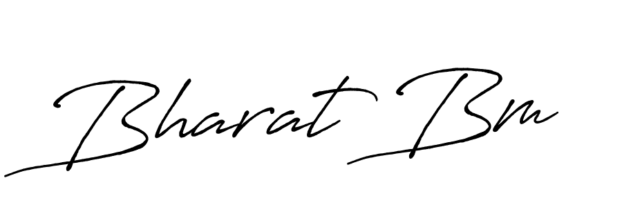 Use a signature maker to create a handwritten signature online. With this signature software, you can design (Antro_Vectra_Bolder) your own signature for name Bharat Bm. Bharat Bm signature style 7 images and pictures png