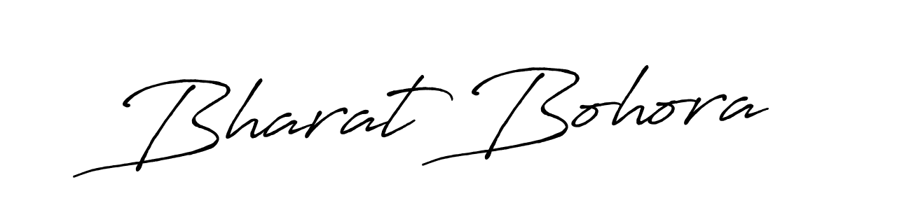 Use a signature maker to create a handwritten signature online. With this signature software, you can design (Antro_Vectra_Bolder) your own signature for name Bharat Bohora. Bharat Bohora signature style 7 images and pictures png