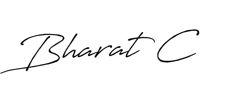 Similarly Antro_Vectra_Bolder is the best handwritten signature design. Signature creator online .You can use it as an online autograph creator for name Bharat C. Bharat C signature style 7 images and pictures png