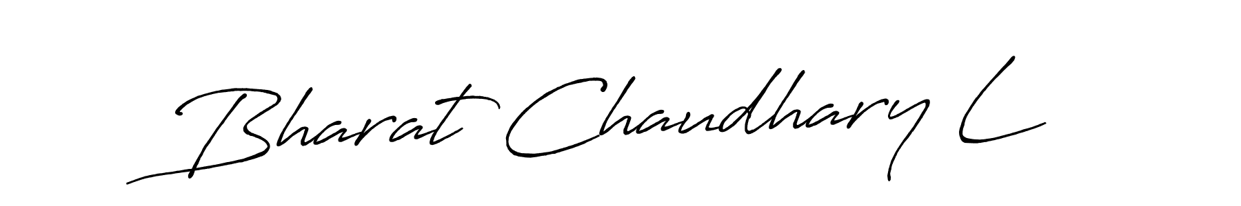 Also You can easily find your signature by using the search form. We will create Bharat Chaudhary L name handwritten signature images for you free of cost using Antro_Vectra_Bolder sign style. Bharat Chaudhary L signature style 7 images and pictures png