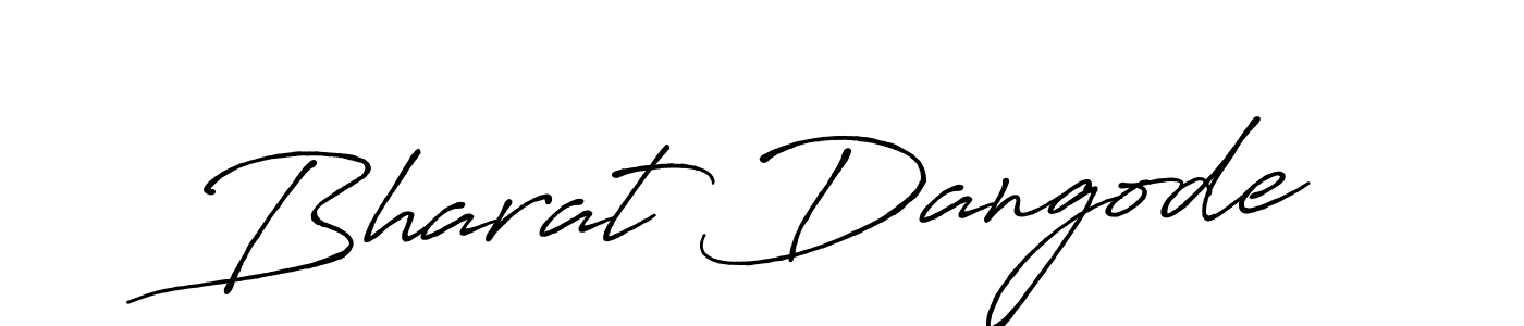 How to make Bharat Dangode signature? Antro_Vectra_Bolder is a professional autograph style. Create handwritten signature for Bharat Dangode name. Bharat Dangode signature style 7 images and pictures png