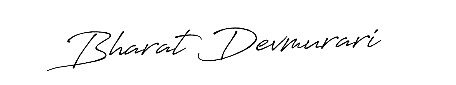 Make a beautiful signature design for name Bharat Devmurari. With this signature (Antro_Vectra_Bolder) style, you can create a handwritten signature for free. Bharat Devmurari signature style 7 images and pictures png
