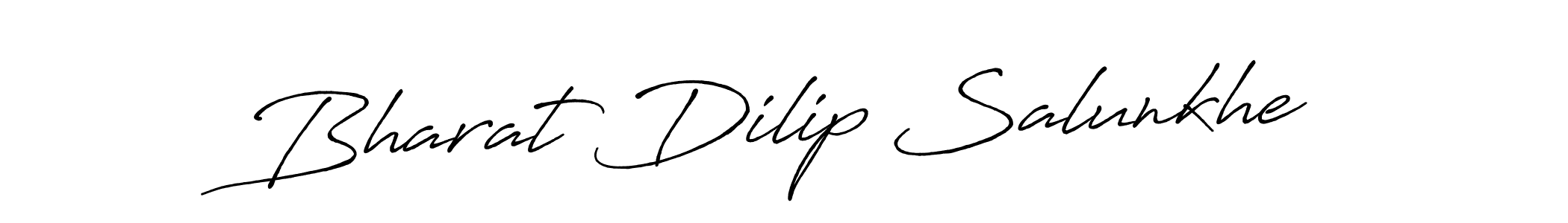 Use a signature maker to create a handwritten signature online. With this signature software, you can design (Antro_Vectra_Bolder) your own signature for name Bharat Dilip Salunkhe. Bharat Dilip Salunkhe signature style 7 images and pictures png