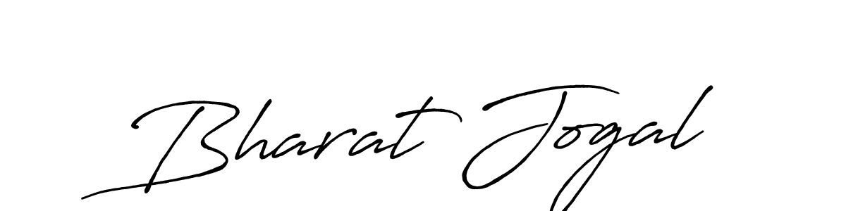 Make a beautiful signature design for name Bharat Jogal. With this signature (Antro_Vectra_Bolder) style, you can create a handwritten signature for free. Bharat Jogal signature style 7 images and pictures png