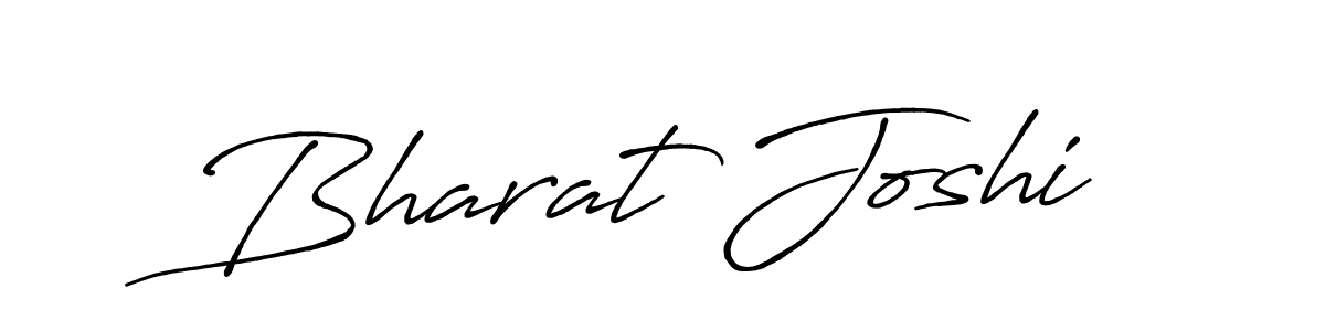 Make a beautiful signature design for name Bharat Joshi. With this signature (Antro_Vectra_Bolder) style, you can create a handwritten signature for free. Bharat Joshi signature style 7 images and pictures png