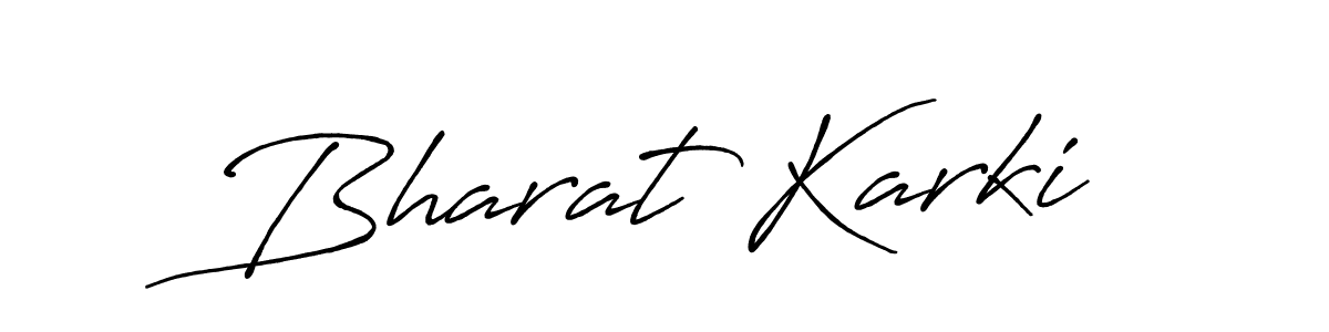 Similarly Antro_Vectra_Bolder is the best handwritten signature design. Signature creator online .You can use it as an online autograph creator for name Bharat Karki. Bharat Karki signature style 7 images and pictures png