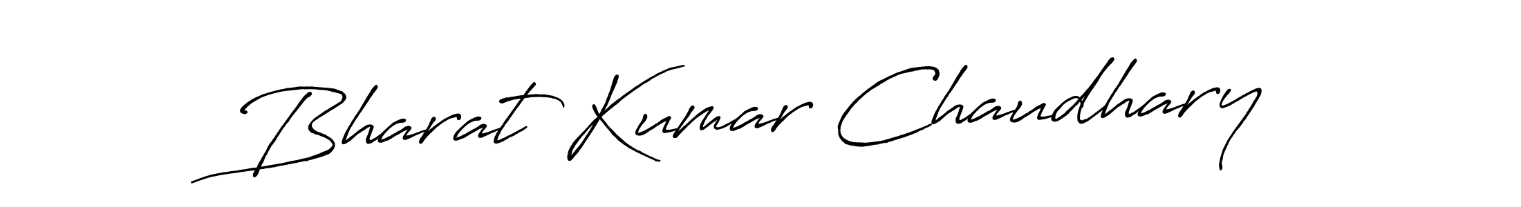 Antro_Vectra_Bolder is a professional signature style that is perfect for those who want to add a touch of class to their signature. It is also a great choice for those who want to make their signature more unique. Get Bharat Kumar Chaudhary name to fancy signature for free. Bharat Kumar Chaudhary signature style 7 images and pictures png