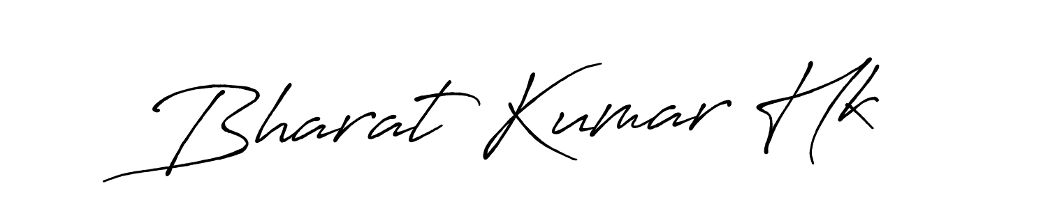 Also we have Bharat Kumar Hk name is the best signature style. Create professional handwritten signature collection using Antro_Vectra_Bolder autograph style. Bharat Kumar Hk signature style 7 images and pictures png