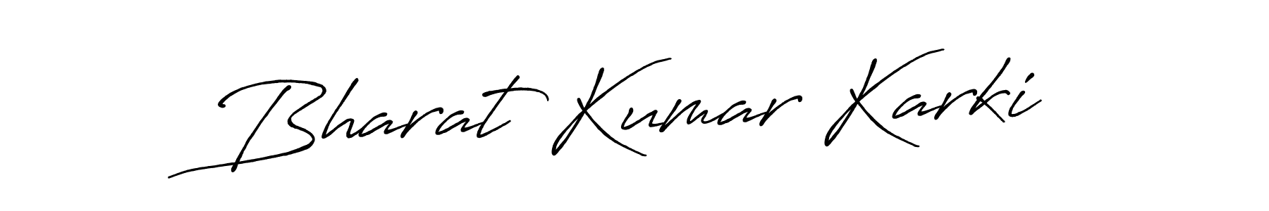 Bharat Kumar Karki stylish signature style. Best Handwritten Sign (Antro_Vectra_Bolder) for my name. Handwritten Signature Collection Ideas for my name Bharat Kumar Karki. Bharat Kumar Karki signature style 7 images and pictures png