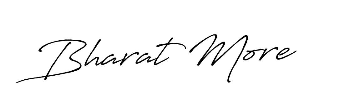 How to make Bharat More signature? Antro_Vectra_Bolder is a professional autograph style. Create handwritten signature for Bharat More name. Bharat More signature style 7 images and pictures png