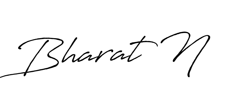 You should practise on your own different ways (Antro_Vectra_Bolder) to write your name (Bharat N) in signature. don't let someone else do it for you. Bharat N signature style 7 images and pictures png