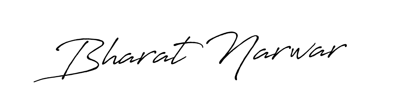 Also we have Bharat Narwar name is the best signature style. Create professional handwritten signature collection using Antro_Vectra_Bolder autograph style. Bharat Narwar signature style 7 images and pictures png