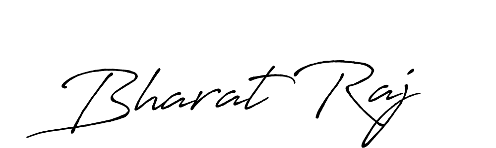 How to make Bharat Raj name signature. Use Antro_Vectra_Bolder style for creating short signs online. This is the latest handwritten sign. Bharat Raj signature style 7 images and pictures png