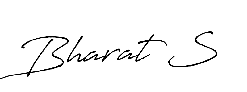 You should practise on your own different ways (Antro_Vectra_Bolder) to write your name (Bharat S) in signature. don't let someone else do it for you. Bharat S signature style 7 images and pictures png