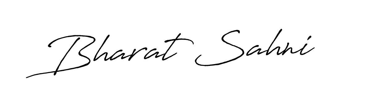 Bharat Sahni stylish signature style. Best Handwritten Sign (Antro_Vectra_Bolder) for my name. Handwritten Signature Collection Ideas for my name Bharat Sahni. Bharat Sahni signature style 7 images and pictures png