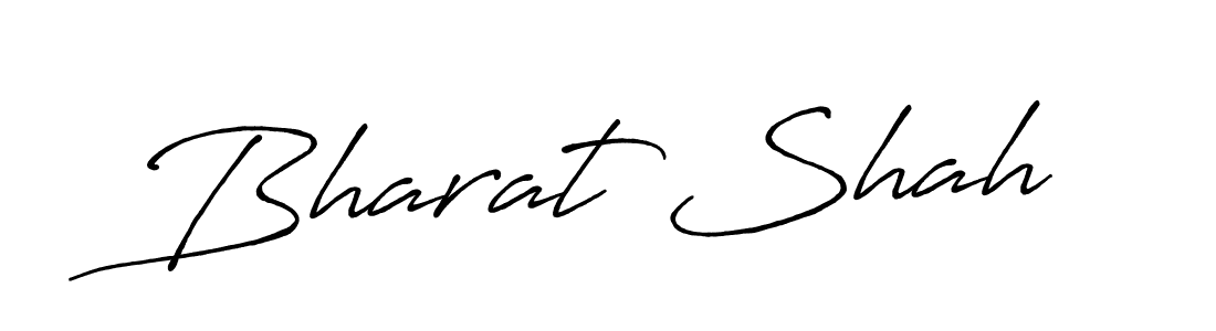 Bharat Shah stylish signature style. Best Handwritten Sign (Antro_Vectra_Bolder) for my name. Handwritten Signature Collection Ideas for my name Bharat Shah. Bharat Shah signature style 7 images and pictures png