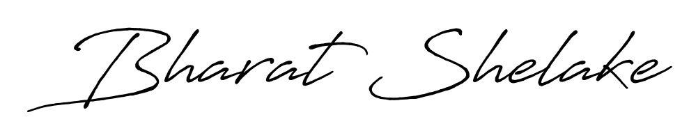 Turn your name Bharat Shelake into a signature brand with Antro_Vectra_Bolder styling. Download in standard PNG or transparent format anytime. Bharat Shelake signature style 7 images and pictures png