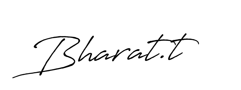 Bharat.t stylish signature style. Best Handwritten Sign (Antro_Vectra_Bolder) for my name. Handwritten Signature Collection Ideas for my name Bharat.t. Bharat.t signature style 7 images and pictures png