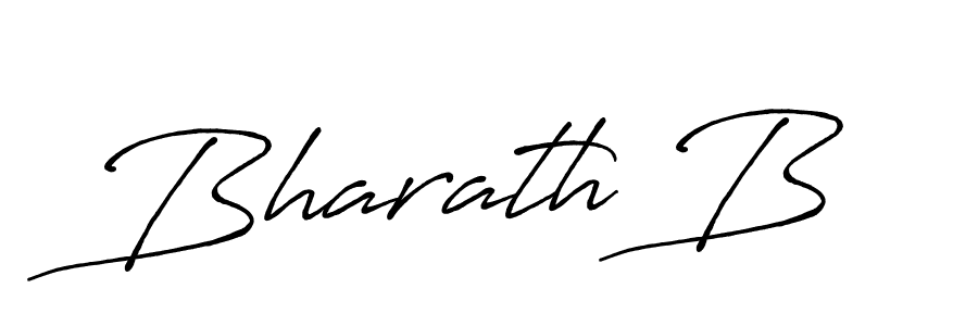 Bharath B stylish signature style. Best Handwritten Sign (Antro_Vectra_Bolder) for my name. Handwritten Signature Collection Ideas for my name Bharath B. Bharath B signature style 7 images and pictures png