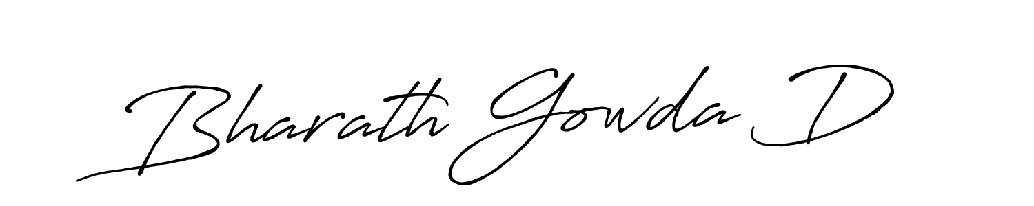 You should practise on your own different ways (Antro_Vectra_Bolder) to write your name (Bharath Gowda D) in signature. don't let someone else do it for you. Bharath Gowda D signature style 7 images and pictures png