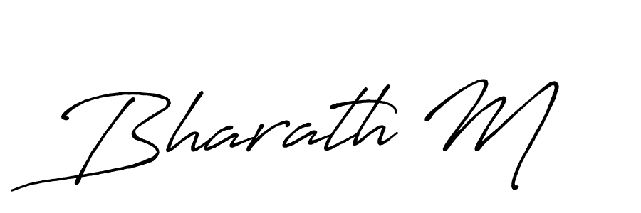 Make a beautiful signature design for name Bharath M. Use this online signature maker to create a handwritten signature for free. Bharath M signature style 7 images and pictures png