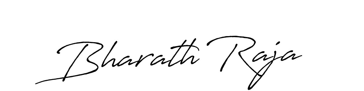Make a beautiful signature design for name Bharath Raja. With this signature (Antro_Vectra_Bolder) style, you can create a handwritten signature for free. Bharath Raja signature style 7 images and pictures png
