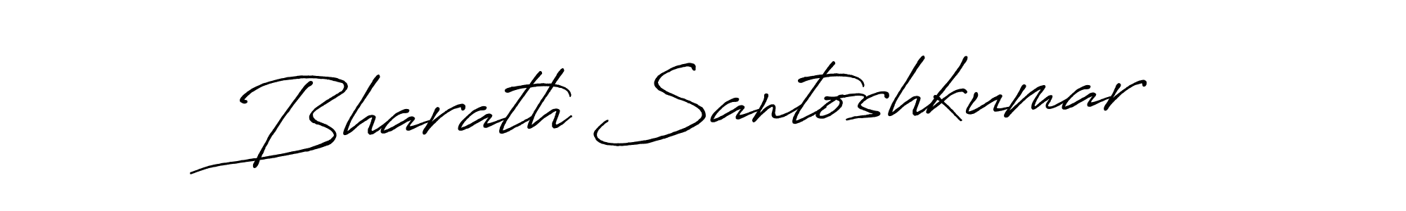 The best way (Antro_Vectra_Bolder) to make a short signature is to pick only two or three words in your name. The name Bharath Santoshkumar include a total of six letters. For converting this name. Bharath Santoshkumar signature style 7 images and pictures png