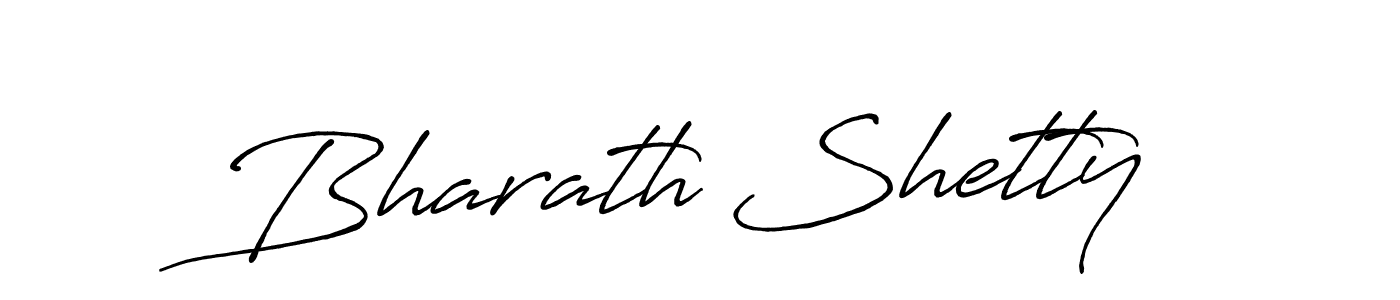 Design your own signature with our free online signature maker. With this signature software, you can create a handwritten (Antro_Vectra_Bolder) signature for name Bharath Shetty. Bharath Shetty signature style 7 images and pictures png