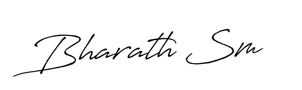 Once you've used our free online signature maker to create your best signature Antro_Vectra_Bolder style, it's time to enjoy all of the benefits that Bharath Sm name signing documents. Bharath Sm signature style 7 images and pictures png
