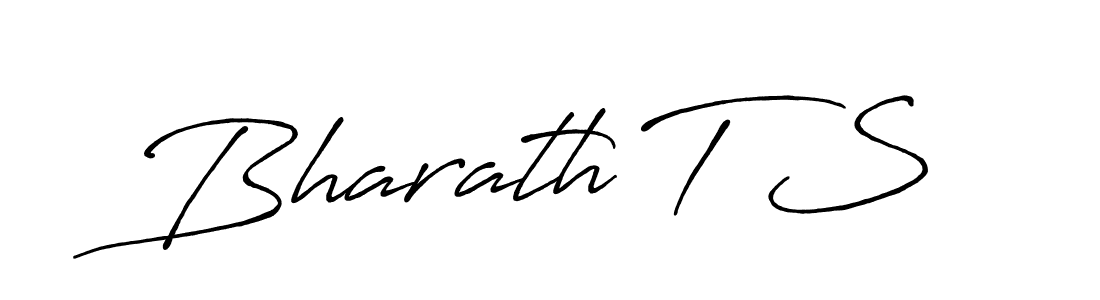 Also we have Bharath T S name is the best signature style. Create professional handwritten signature collection using Antro_Vectra_Bolder autograph style. Bharath T S signature style 7 images and pictures png