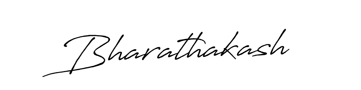Create a beautiful signature design for name Bharathakash. With this signature (Antro_Vectra_Bolder) fonts, you can make a handwritten signature for free. Bharathakash signature style 7 images and pictures png