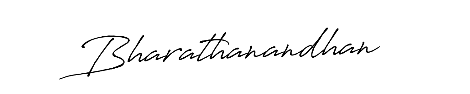 Bharathanandhan stylish signature style. Best Handwritten Sign (Antro_Vectra_Bolder) for my name. Handwritten Signature Collection Ideas for my name Bharathanandhan. Bharathanandhan signature style 7 images and pictures png