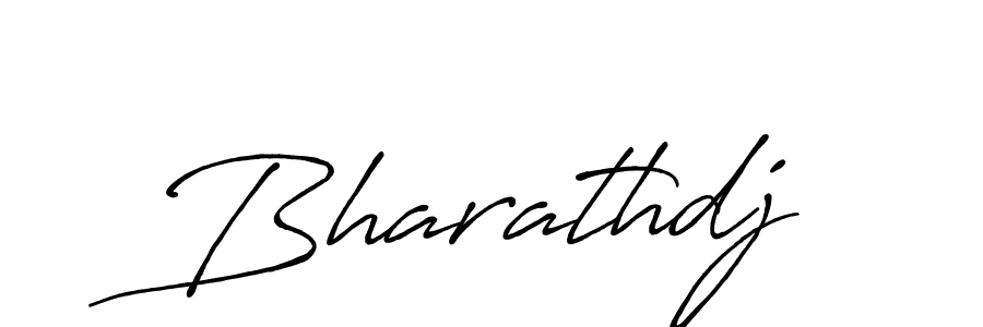 Create a beautiful signature design for name Bharathdj. With this signature (Antro_Vectra_Bolder) fonts, you can make a handwritten signature for free. Bharathdj signature style 7 images and pictures png