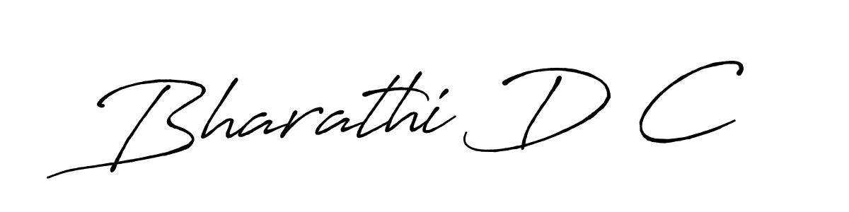Make a beautiful signature design for name Bharathi D C. Use this online signature maker to create a handwritten signature for free. Bharathi D C signature style 7 images and pictures png