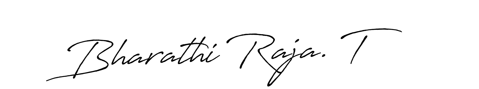 How to make Bharathi Raja. T signature? Antro_Vectra_Bolder is a professional autograph style. Create handwritten signature for Bharathi Raja. T name. Bharathi Raja. T signature style 7 images and pictures png