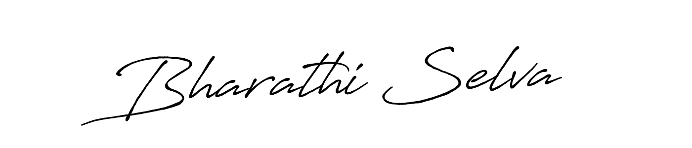 You should practise on your own different ways (Antro_Vectra_Bolder) to write your name (Bharathi Selva) in signature. don't let someone else do it for you. Bharathi Selva signature style 7 images and pictures png