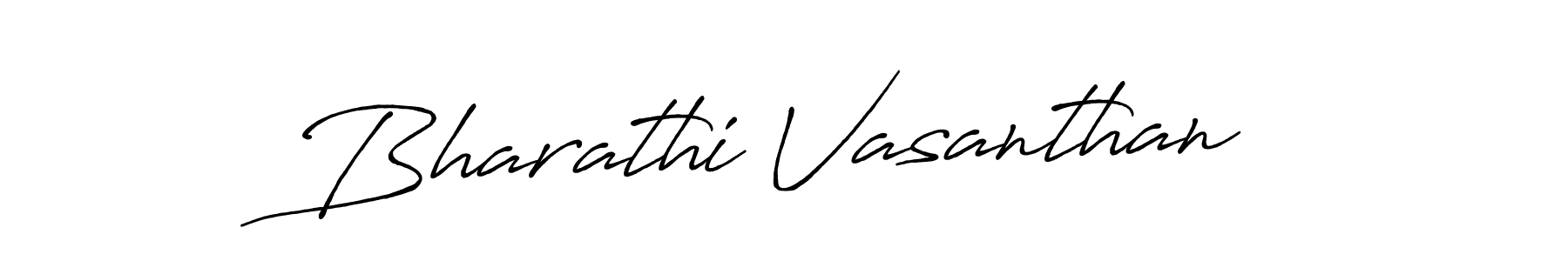 How to make Bharathi Vasanthan signature? Antro_Vectra_Bolder is a professional autograph style. Create handwritten signature for Bharathi Vasanthan name. Bharathi Vasanthan signature style 7 images and pictures png