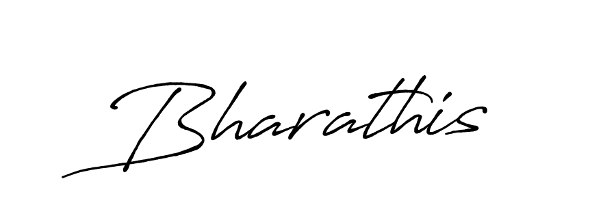 Use a signature maker to create a handwritten signature online. With this signature software, you can design (Antro_Vectra_Bolder) your own signature for name Bharathis. Bharathis signature style 7 images and pictures png