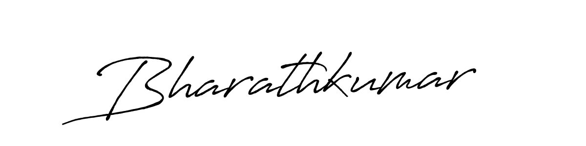 Make a beautiful signature design for name Bharathkumar. With this signature (Antro_Vectra_Bolder) style, you can create a handwritten signature for free. Bharathkumar signature style 7 images and pictures png
