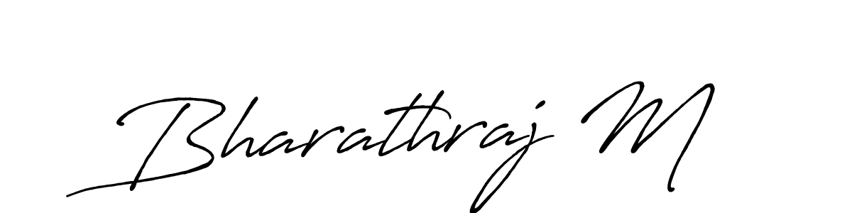 Similarly Antro_Vectra_Bolder is the best handwritten signature design. Signature creator online .You can use it as an online autograph creator for name Bharathraj M. Bharathraj M signature style 7 images and pictures png