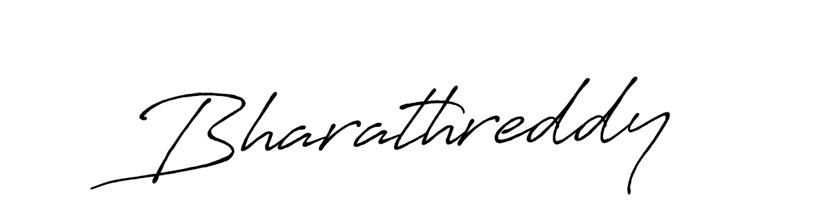 Create a beautiful signature design for name Bharathreddy. With this signature (Antro_Vectra_Bolder) fonts, you can make a handwritten signature for free. Bharathreddy signature style 7 images and pictures png