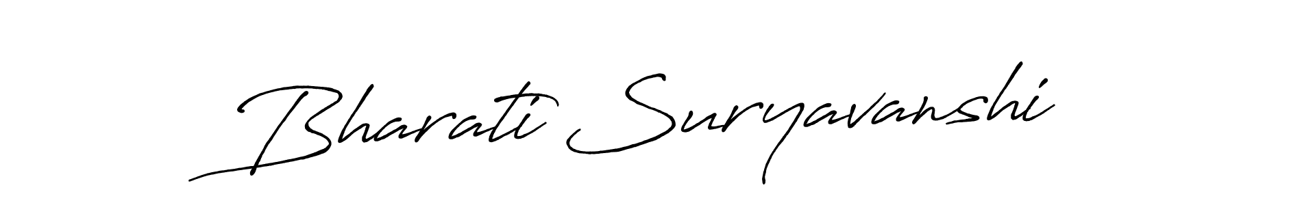 This is the best signature style for the Bharati Suryavanshi name. Also you like these signature font (Antro_Vectra_Bolder). Mix name signature. Bharati Suryavanshi signature style 7 images and pictures png