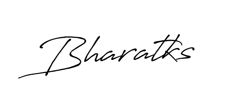 Create a beautiful signature design for name Bharatks. With this signature (Antro_Vectra_Bolder) fonts, you can make a handwritten signature for free. Bharatks signature style 7 images and pictures png
