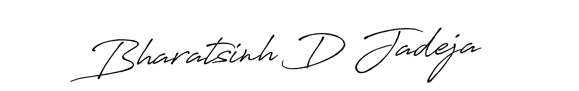 How to make Bharatsinh D Jadeja signature? Antro_Vectra_Bolder is a professional autograph style. Create handwritten signature for Bharatsinh D Jadeja name. Bharatsinh D Jadeja signature style 7 images and pictures png