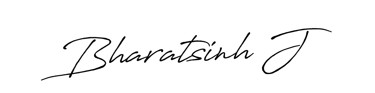 Make a beautiful signature design for name Bharatsinh J. With this signature (Antro_Vectra_Bolder) style, you can create a handwritten signature for free. Bharatsinh J signature style 7 images and pictures png