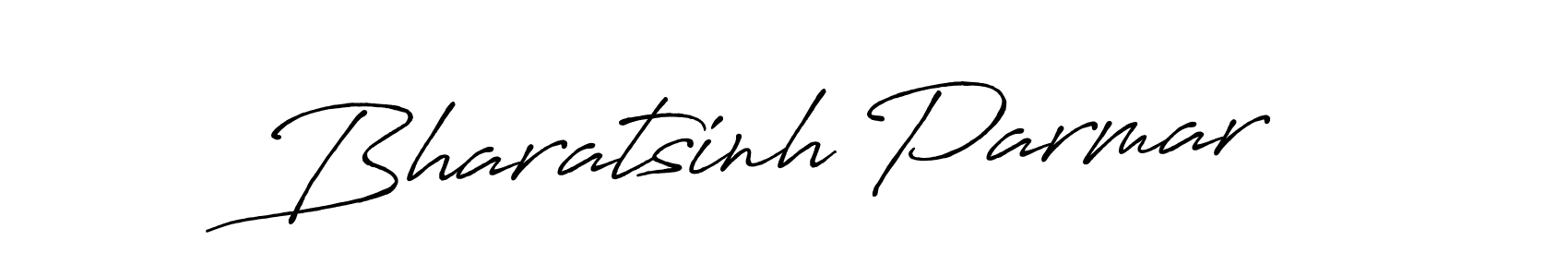 Design your own signature with our free online signature maker. With this signature software, you can create a handwritten (Antro_Vectra_Bolder) signature for name Bharatsinh Parmar. Bharatsinh Parmar signature style 7 images and pictures png